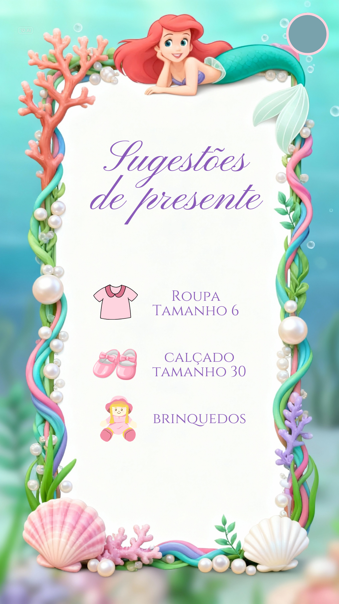 Sugestões de presente